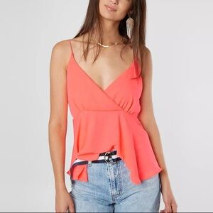 NWT Buckle Brand Neon Peplum Tank Top